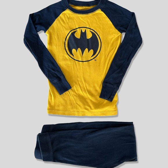 GAP Other - Gap Batman Yellow and Blue Pajama Set